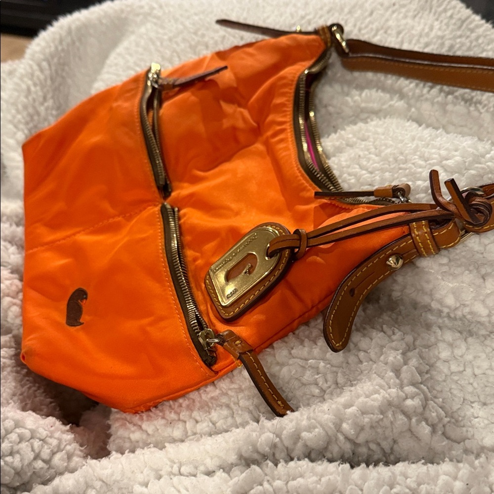 Dooney & Bourke Orange Shoulder Bag - Picture 8 of 12